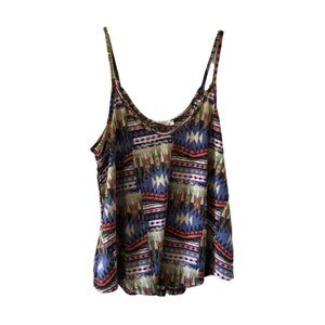 🛒 $9 NWT Lush Tribal Tank Top Size Medium #4172-2